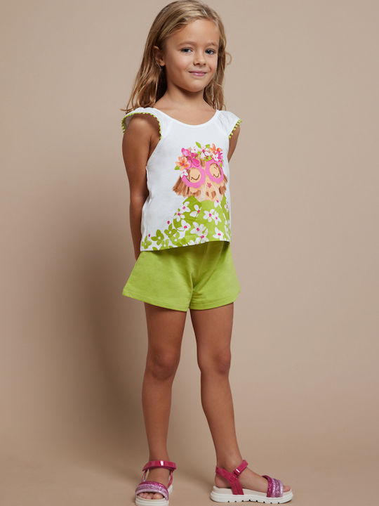 Kinder-Set mit Shorts Sommer 2Stück Grün