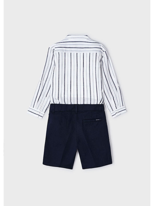 Mayoral Kids Set with Shorts Summer 2pcs Navy blue