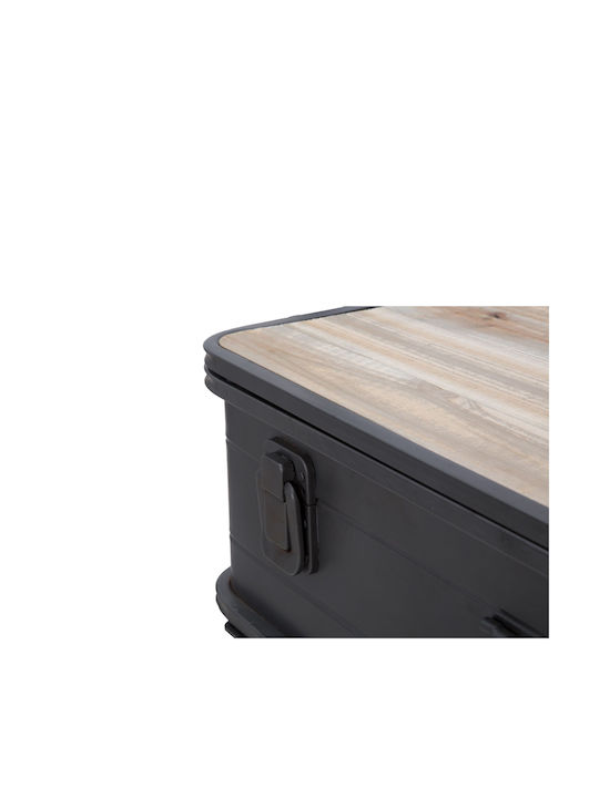 Metal Console Table Gray L80xW35xH67.5cm
