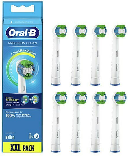 Oral-B Precision Clean CleanMaximiser Replacement Heads for Electric Toothbrushes 8pcs