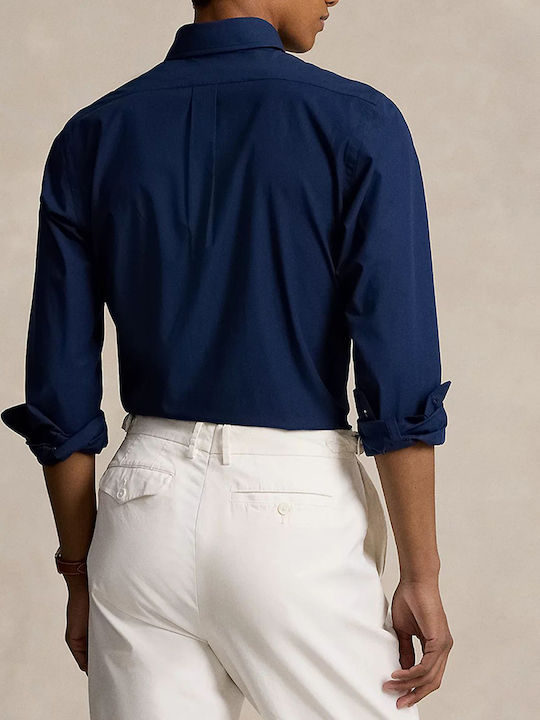 Ralph Lauren Мъжка Риза Дълги ръкави Памучна NavyBlue