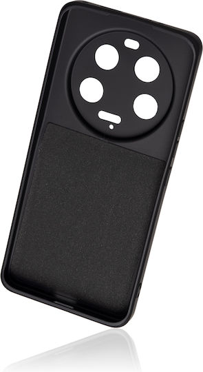 Naxius Mi Umschlag Rückseite Silikon 1.8mm Schwarz (Xiaomi 13 Ultra)