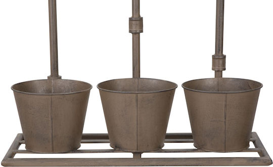Mauro F Planter Metal Bronze 49x49x48cm.