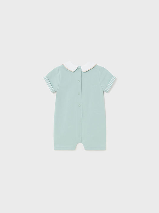 Mayoral Baby Bodysuit Set Short-Sleeved Petrol