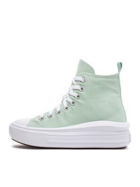 Chuck Taylor All Star Move Platform Γυναικεία Μποτάκια Sticky Aloe / White / Black