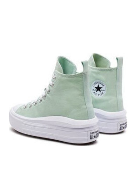 Chuck Taylor All Star Move Platform Γυναικεία Μποτάκια Sticky Aloe / White / Black