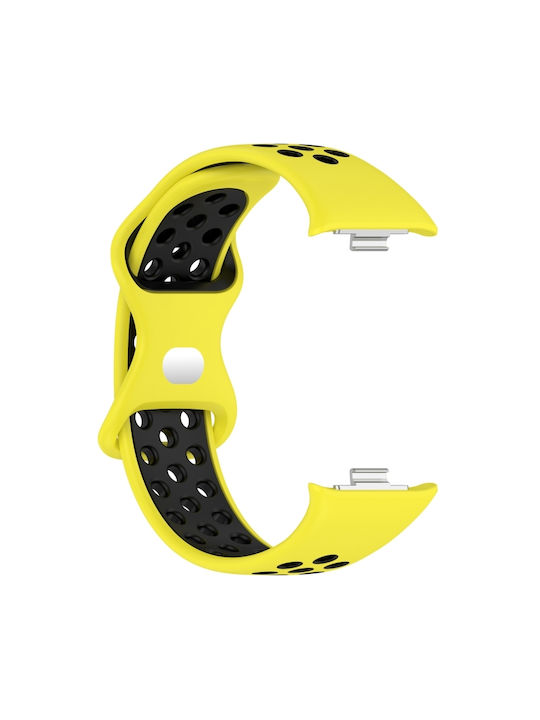 Dual Color Perforated Armband Silikon Gelb (Redmi Watch 4 / Redmi Watch 5)