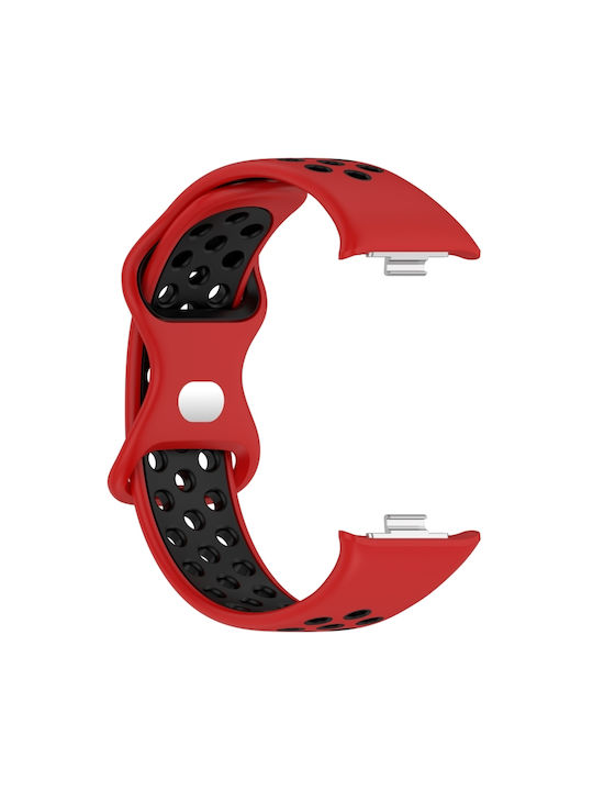Dual Color Perforated Λουράκι Σιλικόνης Κόκκινο (Redmi Watch 4 / Redmi Watch 5)