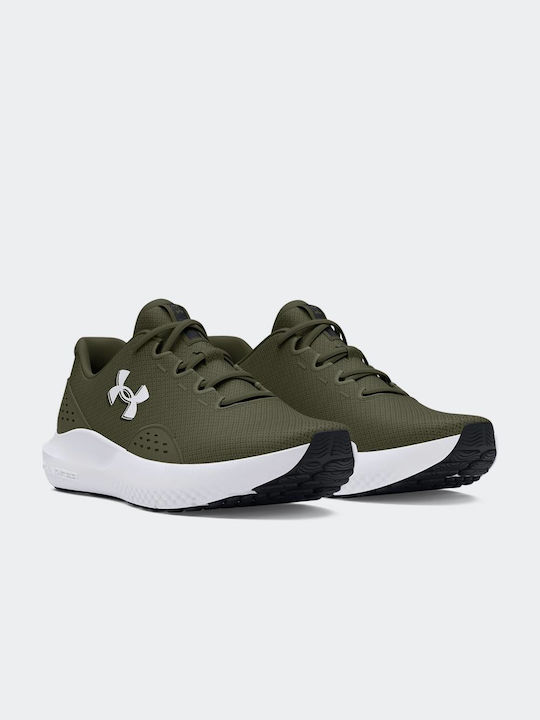 Under Armour Charged Surge 4 Ανδρικά Αθλητικά Παπούτσια Running Πράσινα