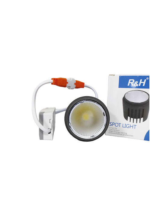 Spot Light Einbau Spot mit integriertem LED und Kaltweißes Licht Weiß 1Stück Spot Light Einbau Spot mit integriertem LED und Kaltweißes Licht Weiß 1Stück