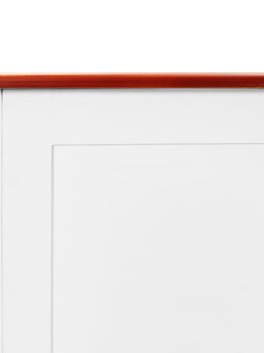 vidaXL Dekorative Truhe Hölzernes Braun 90x45x47cm