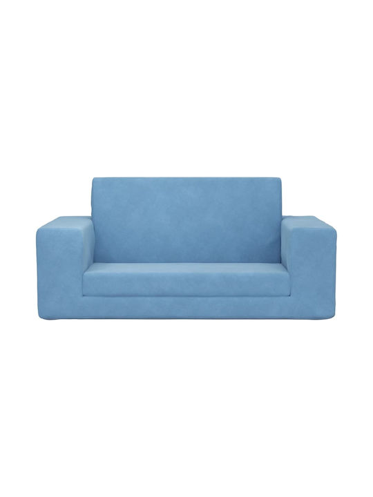 Sofa with Armrests Blue 84x38x34cm 1pcs