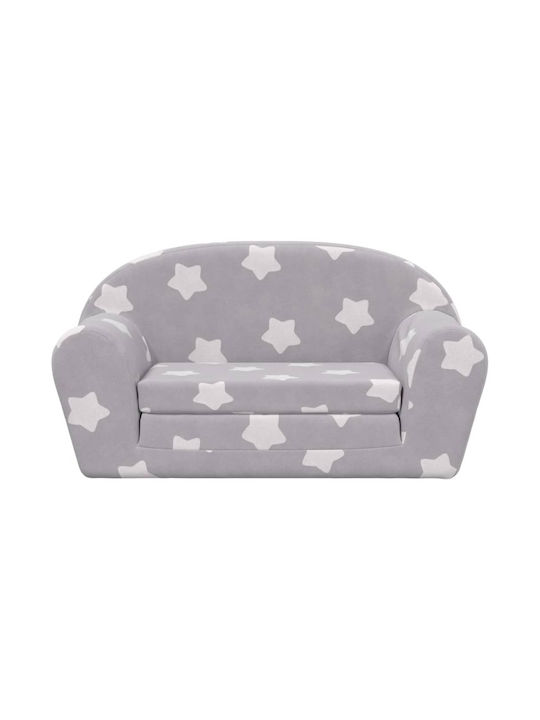 Kids Sofa Grey 84x34x45cm