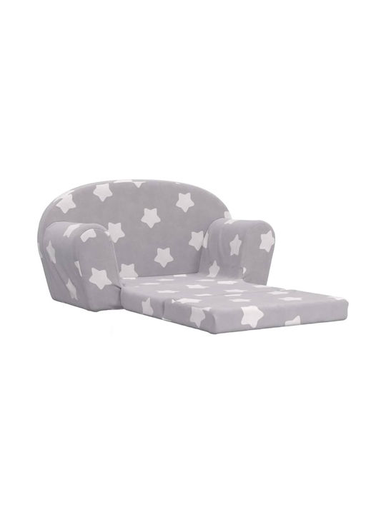 Kids Sofa Grey 84x34x45cm