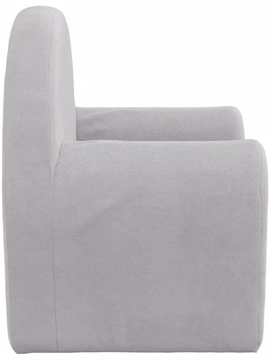 Armchair with Armrests Gray 57x34x45cm
