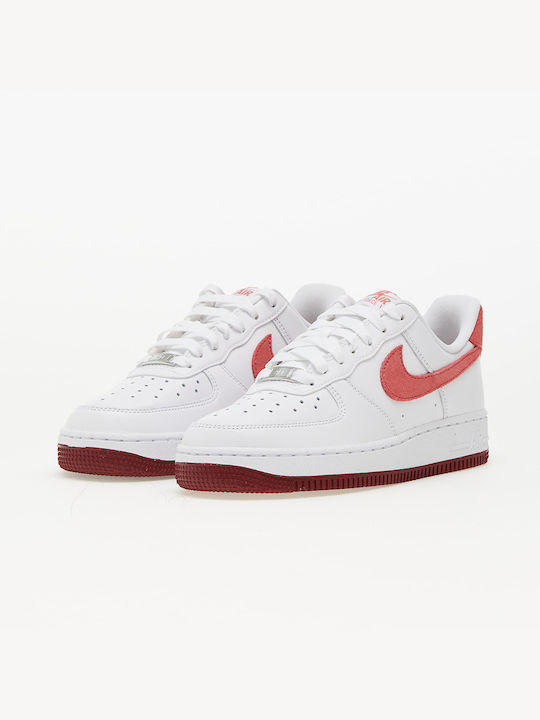 Nike Air Force 1 '07 Sneakers White / Adobe / Team Red / Dragon Red