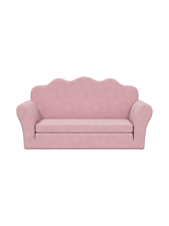 Sofa mit Armlehnen Rosa 94x34x48cm 1Stück