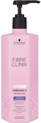 Schwarzkopf Fiber Clinix Vibrancy Shampoos Wiederaufbau/Ernährung für Alle Haartypen 1x1000ml