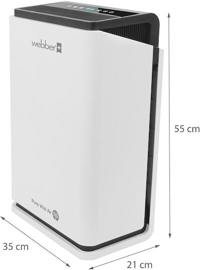 Webber AP8650 Ionizator / Purificator de Aer 50W pentru Spații 35m²
