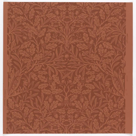 Acorns And Oak Leaves Design (1880) By Morris & Co 1 Painting on Canvas 100x100cm