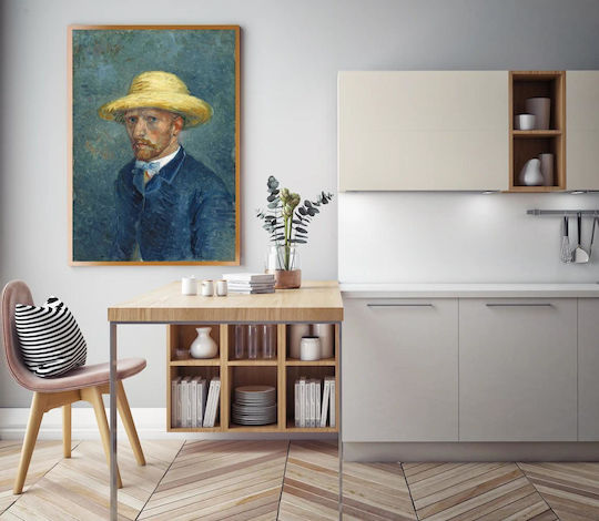 Vincent Van Gogh's Portrait Of Theo Van Gogh (1887) Картина Копие на Ван Гог Платнен 70x100см