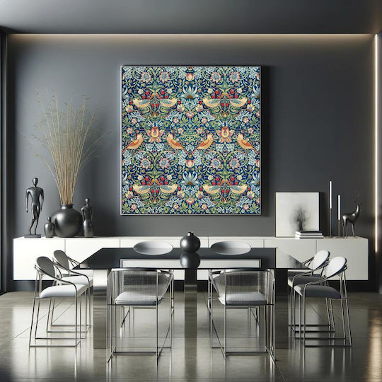 William Morris's (1834 Πίνακας Υφασμάτινος 80x80cm