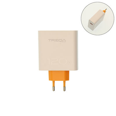 Treqa Charger and Cable USB-C 120W Quick Charge 3.0 Whites (CH-646)