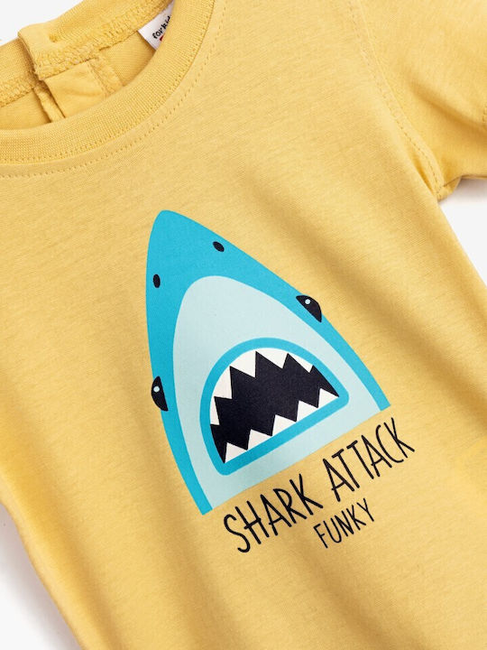 Funky Kids Clothing Set with Shorts Amber/Blue 2 Pieces