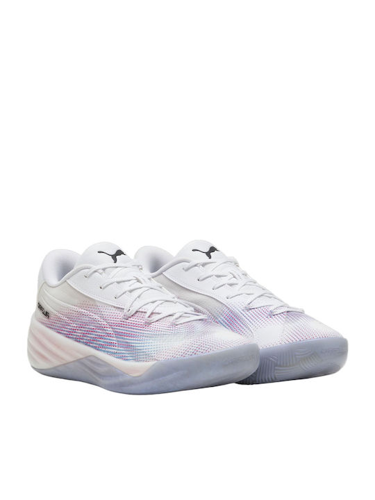 Puma All-pro Nitro Low Basketball Shoes White