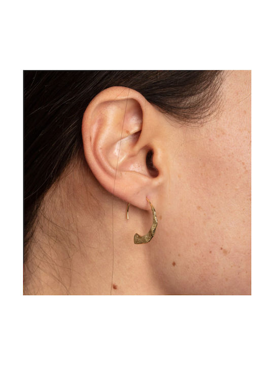 Pilgrim Earrings Hoops Gold Plated