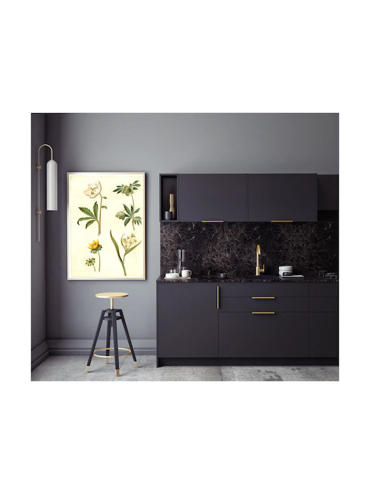 Helleborus Niger (common Christmas Rose);eranthis Hyemalis (garden-erantis);gagea Lutea (common Golden Star) By Maria Sibylla Merian Painting on Canvas 100x150cm