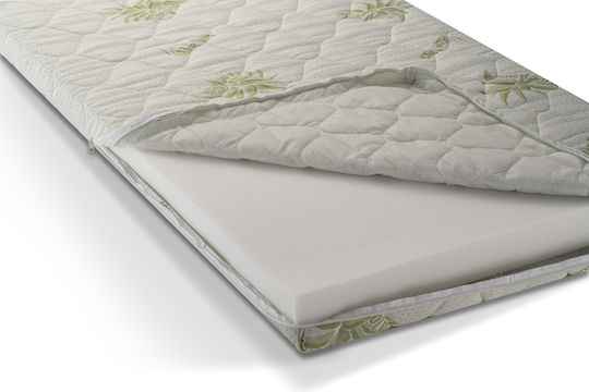Sleepy Matratzentopper Onesleep Halb-Doppel Schaumstoff Mit Aloe Vera 114x190x7cm