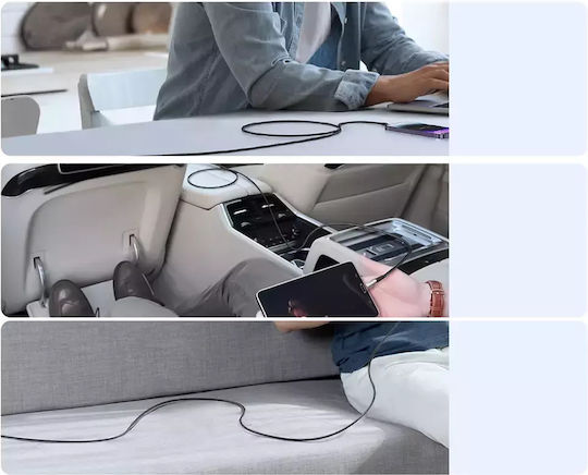 Joyroom SA31-CL3 Braided USB-C to Lightning Cable 30W Μαύρο 1.2m