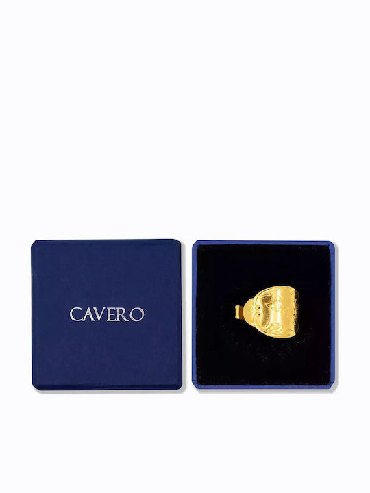 Cavero Chloris Femeie Inel din Argint Placat cu aur