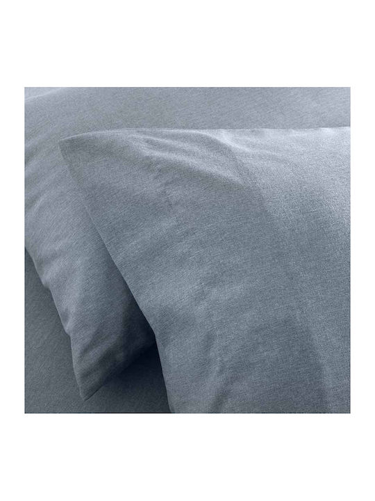 Cannon Set Husă de Pilotă Single cu Față de Pernă 170x250 Smoke Blue