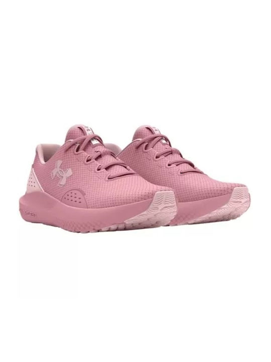 Charged Surge 4 Damen Sportschuhe Laufen Rosa