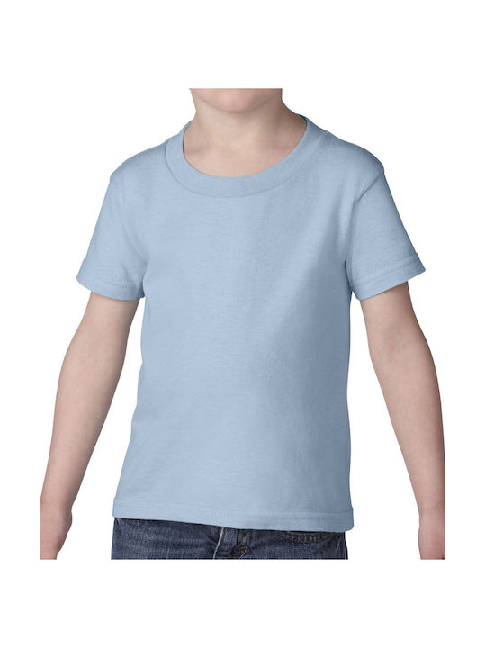 Gildan Kinder-T-Shirt Hellblau