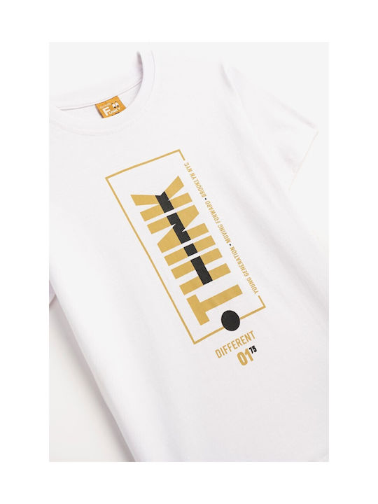 Funky Kids T-shirt White