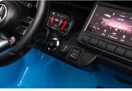 Mercedes Benz Sl63 Două Locuri Cu Telecomandă Licențiat 12 Volți Albastru