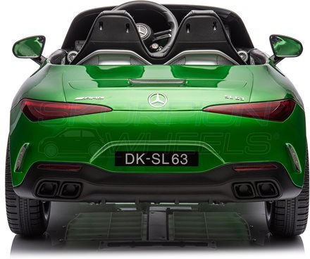 Mercedes Benz Sl63 Două Locuri cu Telecomandă Licențiat 12 Volți Verde