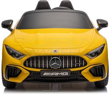 Mercedes Benz Sl63 Διθέσιο με Τηλεκοντρόλ Licensed 12 Volt Κίτρινο
