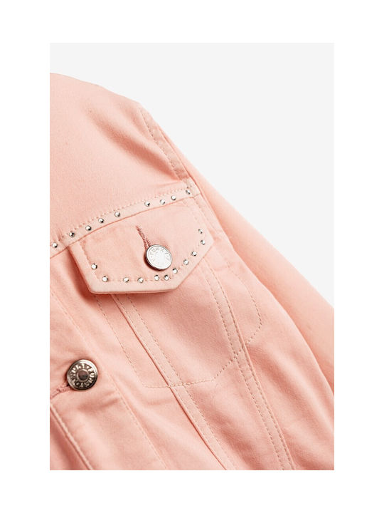 Funky Kids Denim Jacket Pink