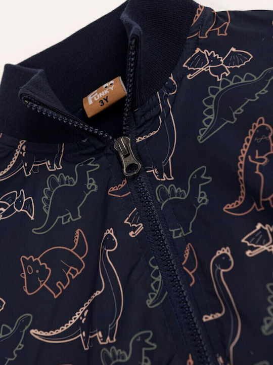 Funky Kids Casual Jacket Navy Blue