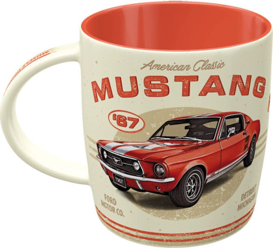 Nostalgic Art Cană Ceramică Roșie 330ml