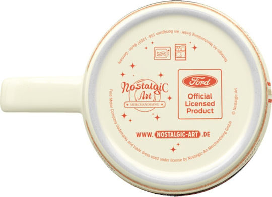 Nostalgic Art Cană Ceramică Roșie 330ml