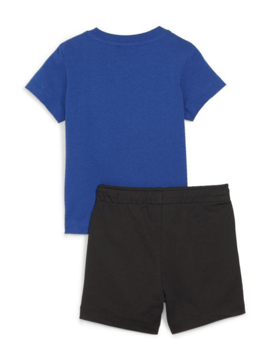 Puma Kinder Set mit Shorts Sommer 2Stück Dark blue