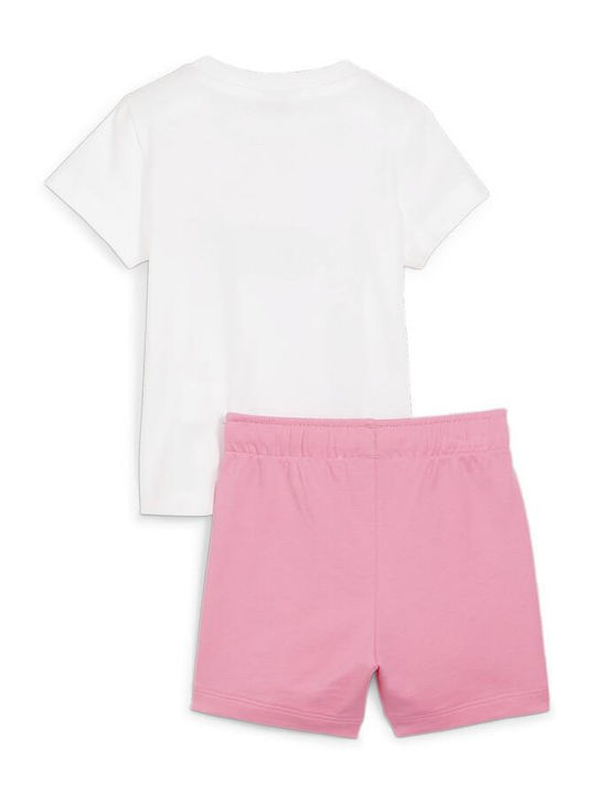 Puma Kids Clothing Sets with Pink Shorts 2 Pieces