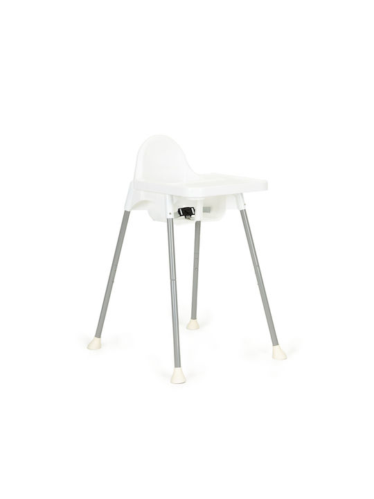 Ecotoys Baby Hochstuhl 2 in 1 Weiß