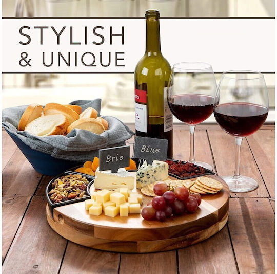 Aj AJ More than Cheese Wooden Cheese Serving Platter 30.5x30.5cm