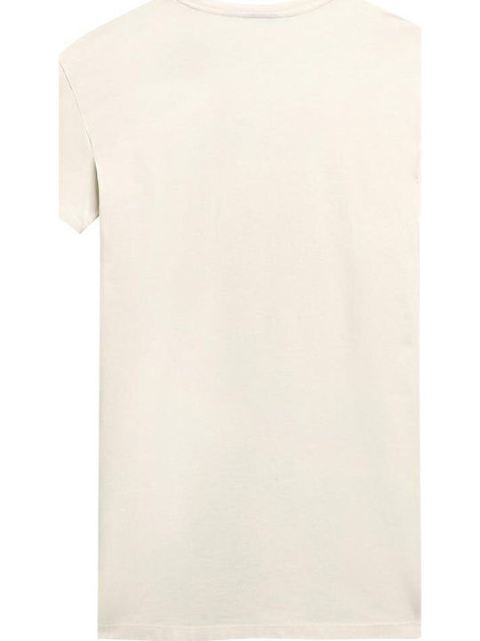 S-box Γυναικείο T-shirt Πουά Μπεζ